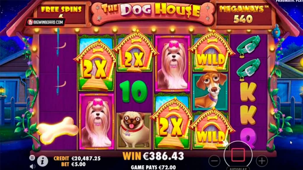 1win Casino-dagi The Dog House Megaways mobil qurilmalarda